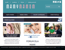 Tablet Screenshot of mamy-mamom.pl